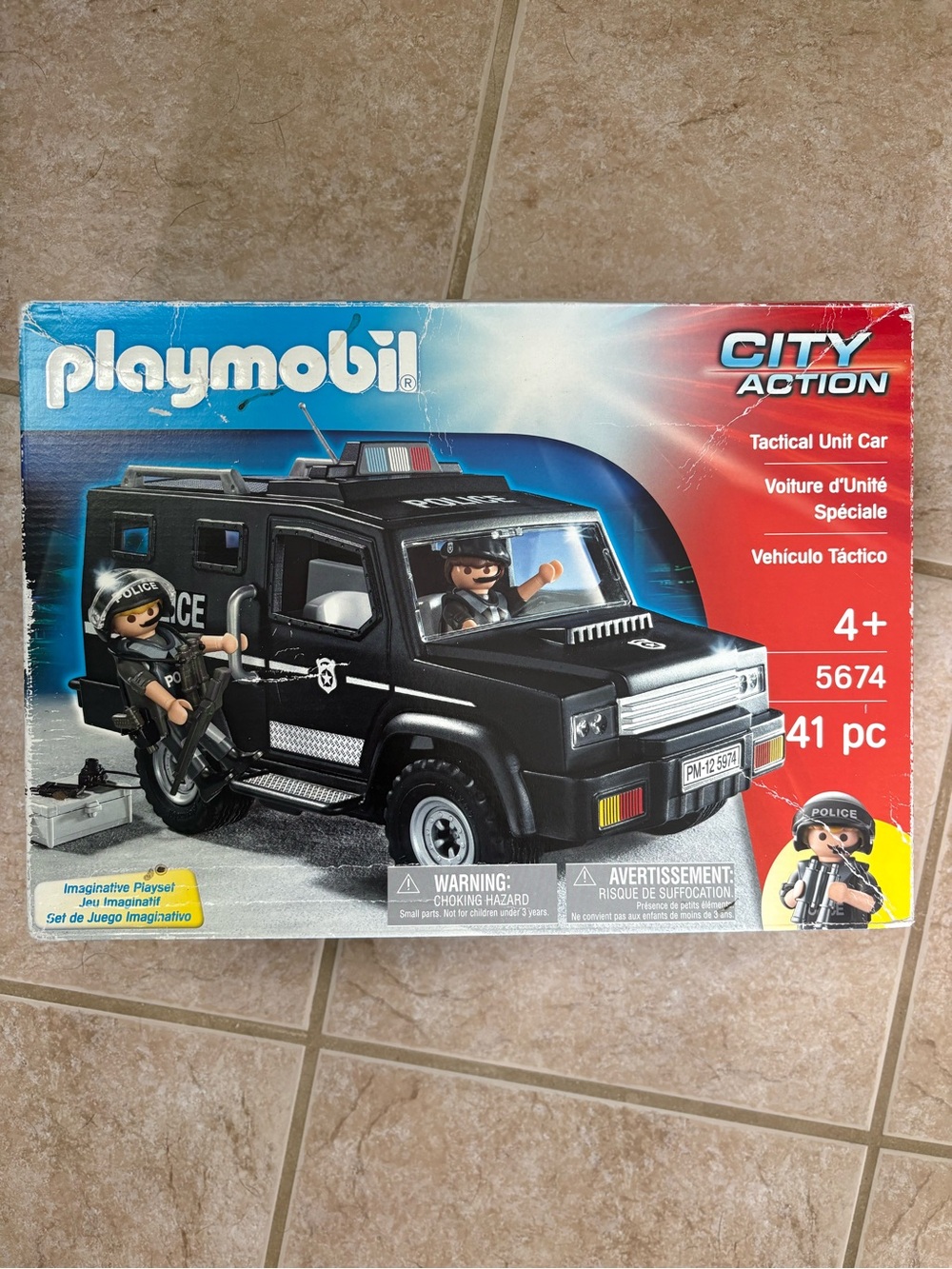 🆕 Playmobil City Action Tactical Unit All-Terrain Vehicle (Set 5674) from 2015